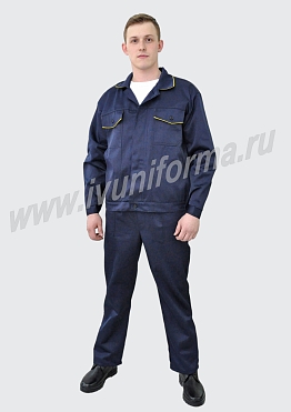 Костюм рабочий мужской арт. Р-02-38-ГР