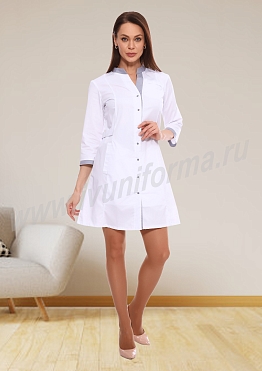 Халат медицинский женский арт. М-20-01-СТР